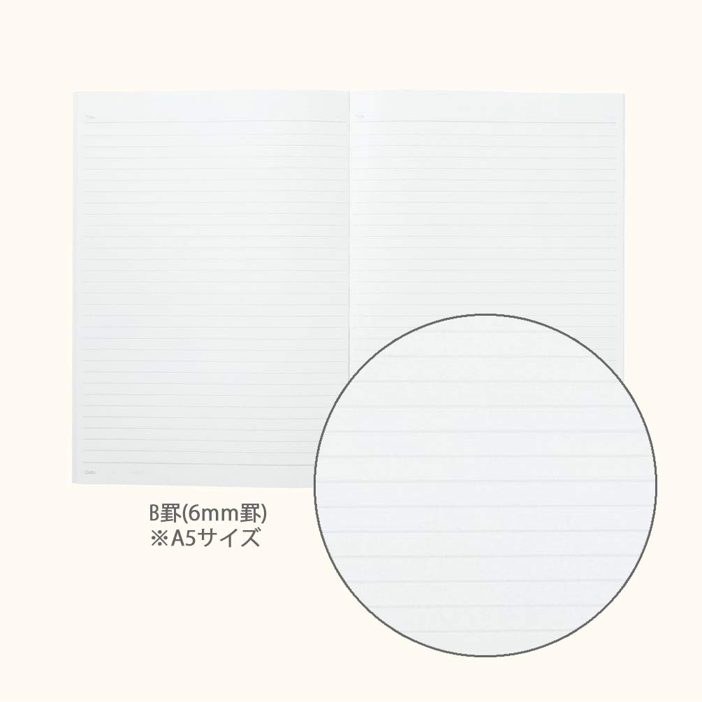 KOKUYO Notebook ME 70 sheets B6 Black GRAYISH BLACK B-ruled KME-NB668DM