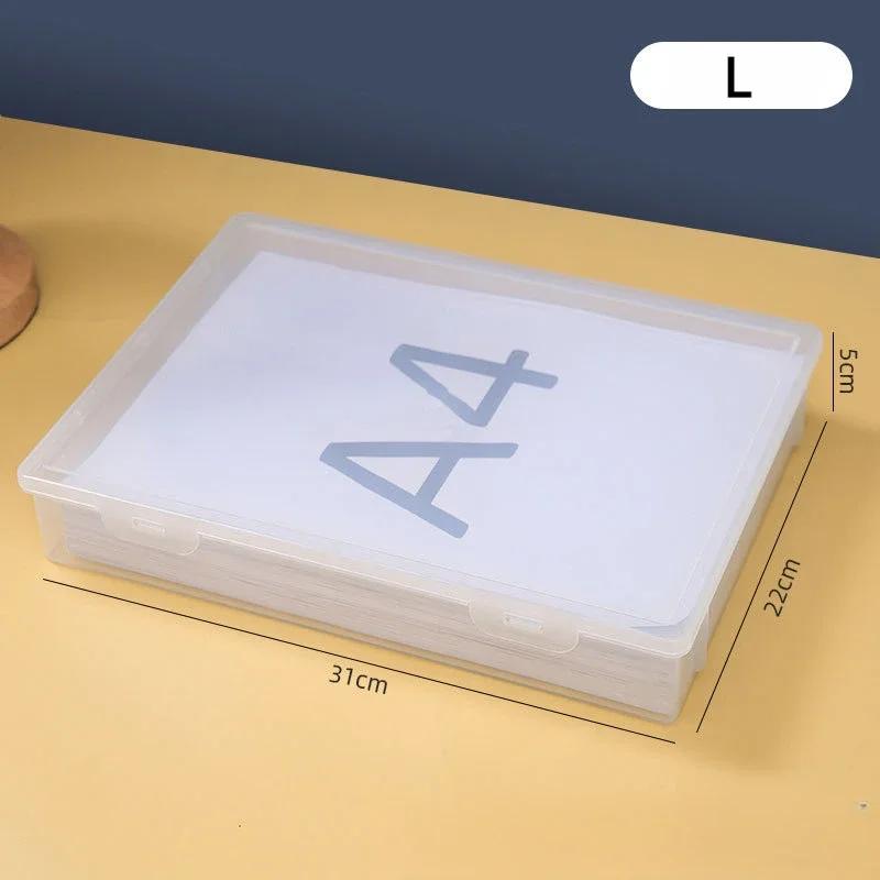 Органайзер для документов, организованный ящик для хранения, контейнер для сертификатов Simplicity, пыленепроницаемый ящик для хранения формата А4