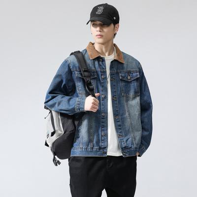 Пальто мужское весеннее новое мужское топовое модное брендовое ретро американское мужское тонкое пальто