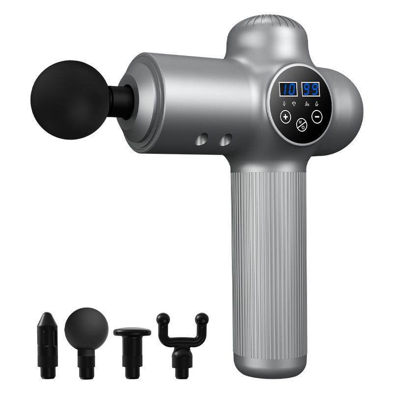Электрический массажер для глубокой мышечной релаксации с пересечением границ: Портативный пистолет для массажа шеи и тела