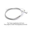 LS Engine Throttle Gas Cable 36 Inch Stainless Steel Braided Replacement for LS1 4.8 5.3 5.7 6.0