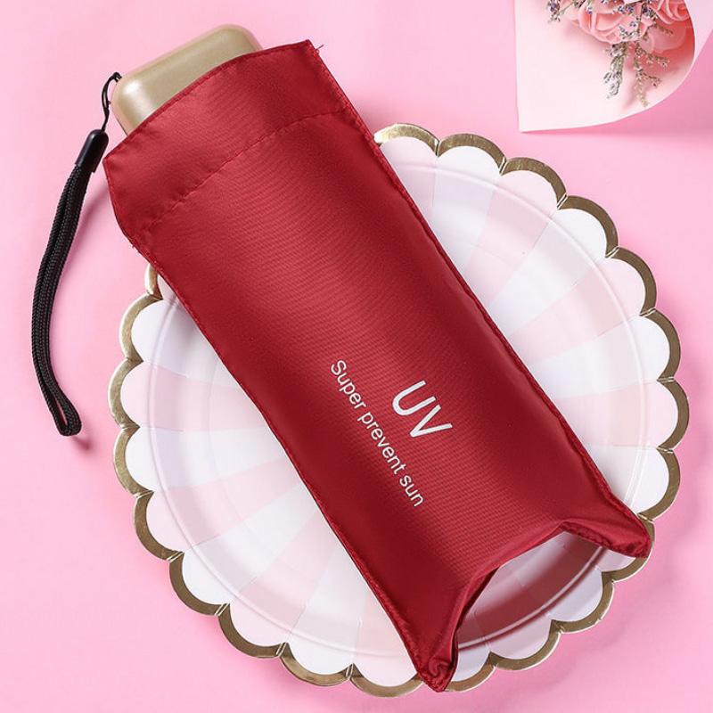 Ultralight Mini Sun Umbrella UV Protection Waterproof Portable Rain and Rain Capsule Umbrella