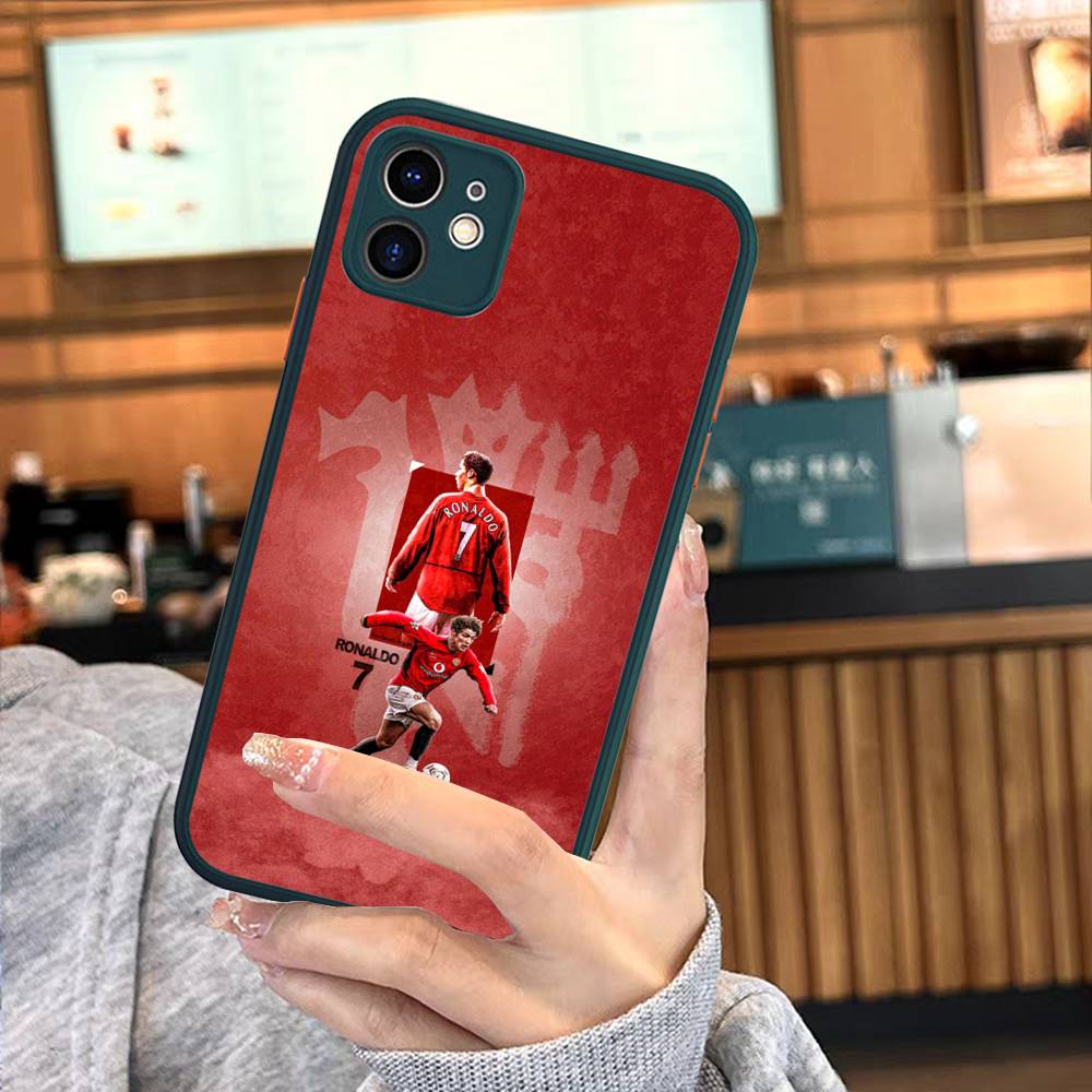 Известные Футболисты C-CR7 Для Силиконового Матового Чехла на Телефон Для iPhone 16 Pro Max 15 14 13 12 11 X XS MAX