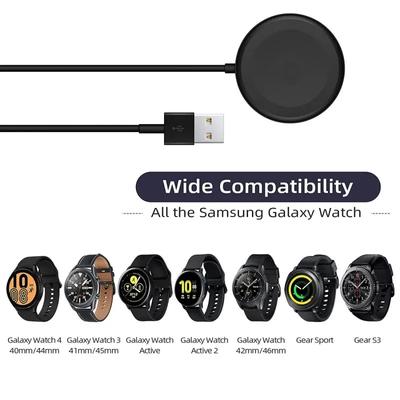 Магнитные часы, беспроводное зарядное устройство, портативный USB-кабель, док-станция для быстрой зарядки для Samsung Galaxy Watch 8 7 6 5pro 5 4 3 Active 2