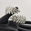 Vintage Hyperbolic Layered Wide Wire Bracelet Cuff Bangle for Women New Elegant Exaggerated Wrist Wrap Bangle Hand Jewelry Gift