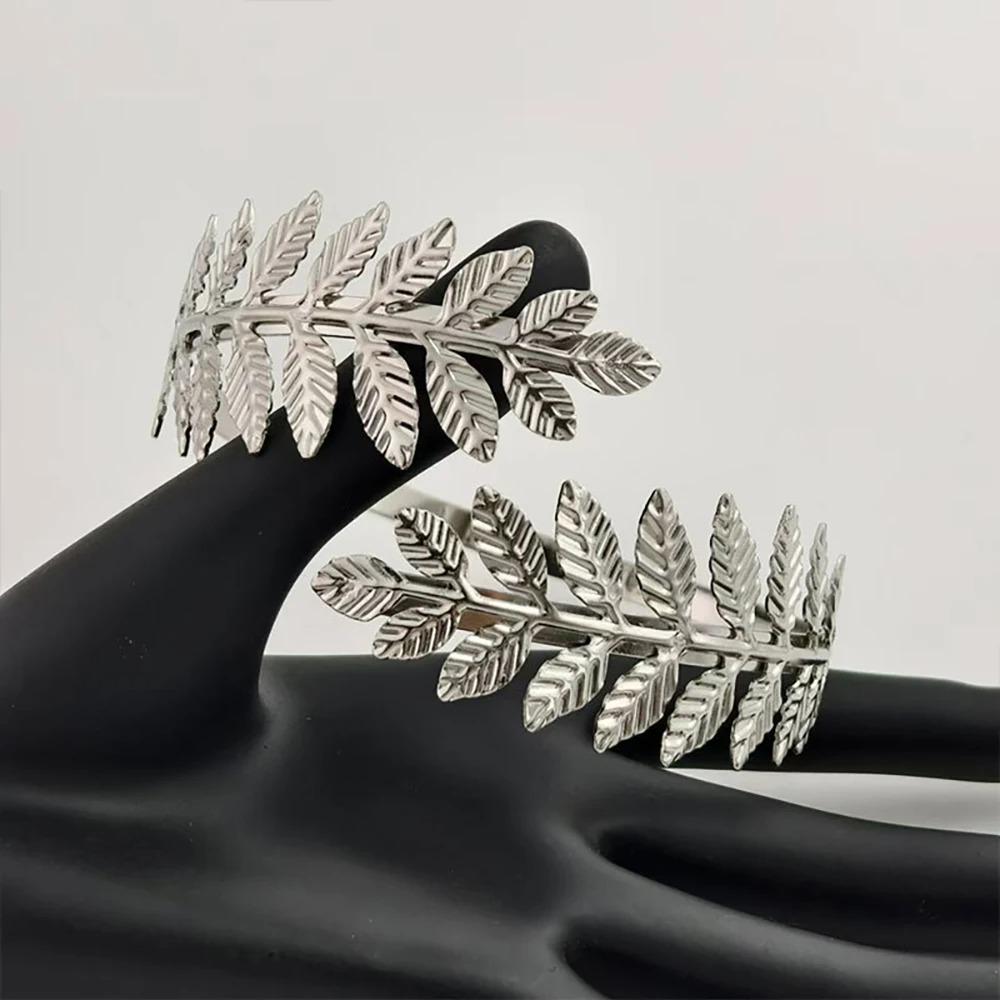 Vintage Hyperbolic Layered Wide Wire Bracelet Cuff Bangle for Women New Elegant Exaggerated Wrist Wrap Bangle Hand Jewelry Gift