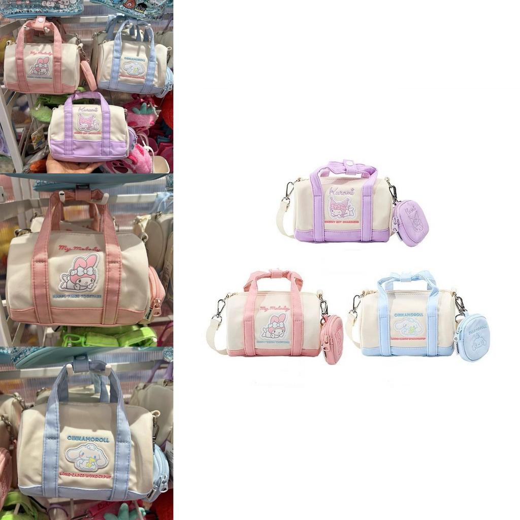 Большая нейлоновая сумка Kuromi Melody Cinnamoroll со шнурком для повседневного использования
