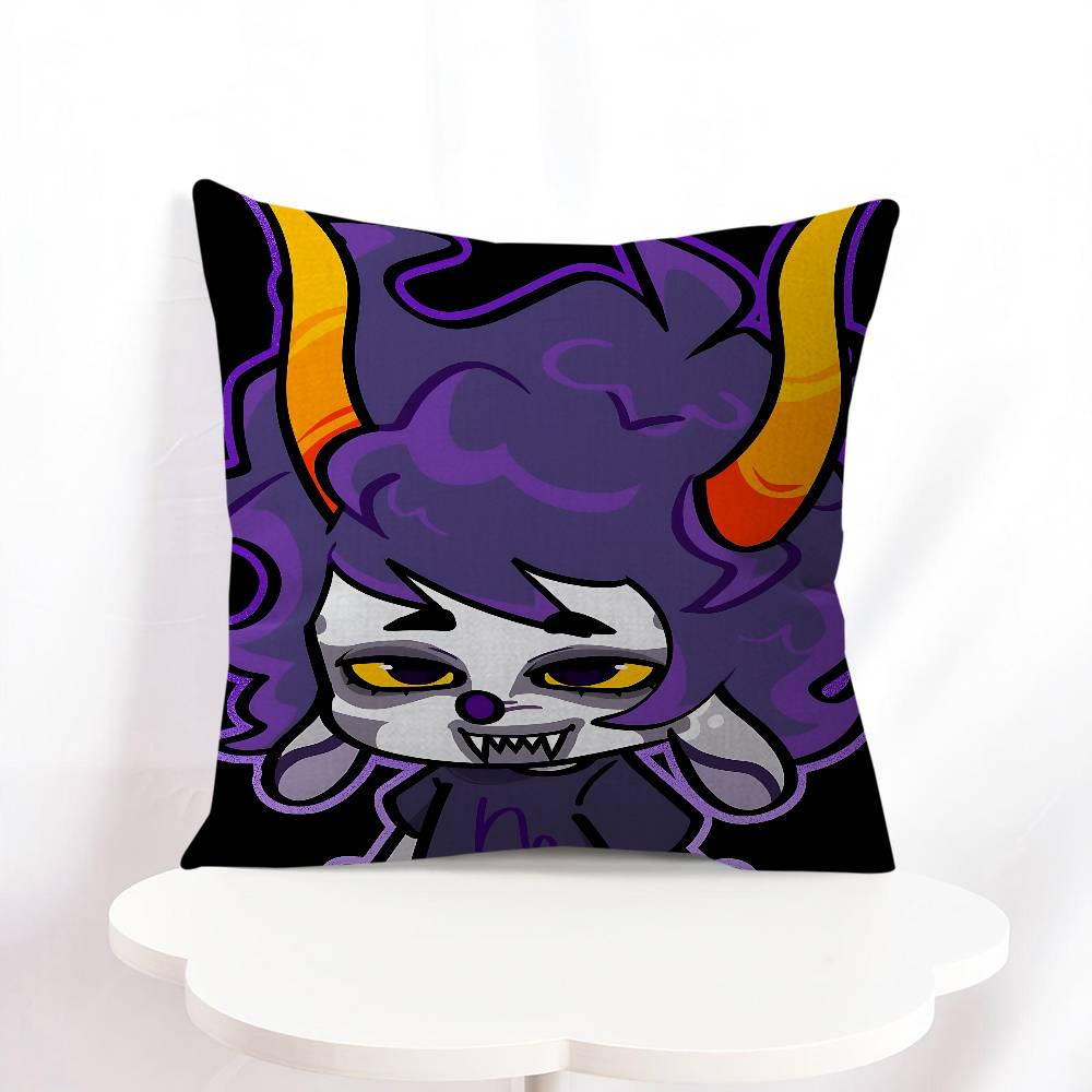 H-homestuck Мультяшные наволочки Мультяшные декоративные на диван для дома Двусторонняя печать Короткий плюш Милая наволочка