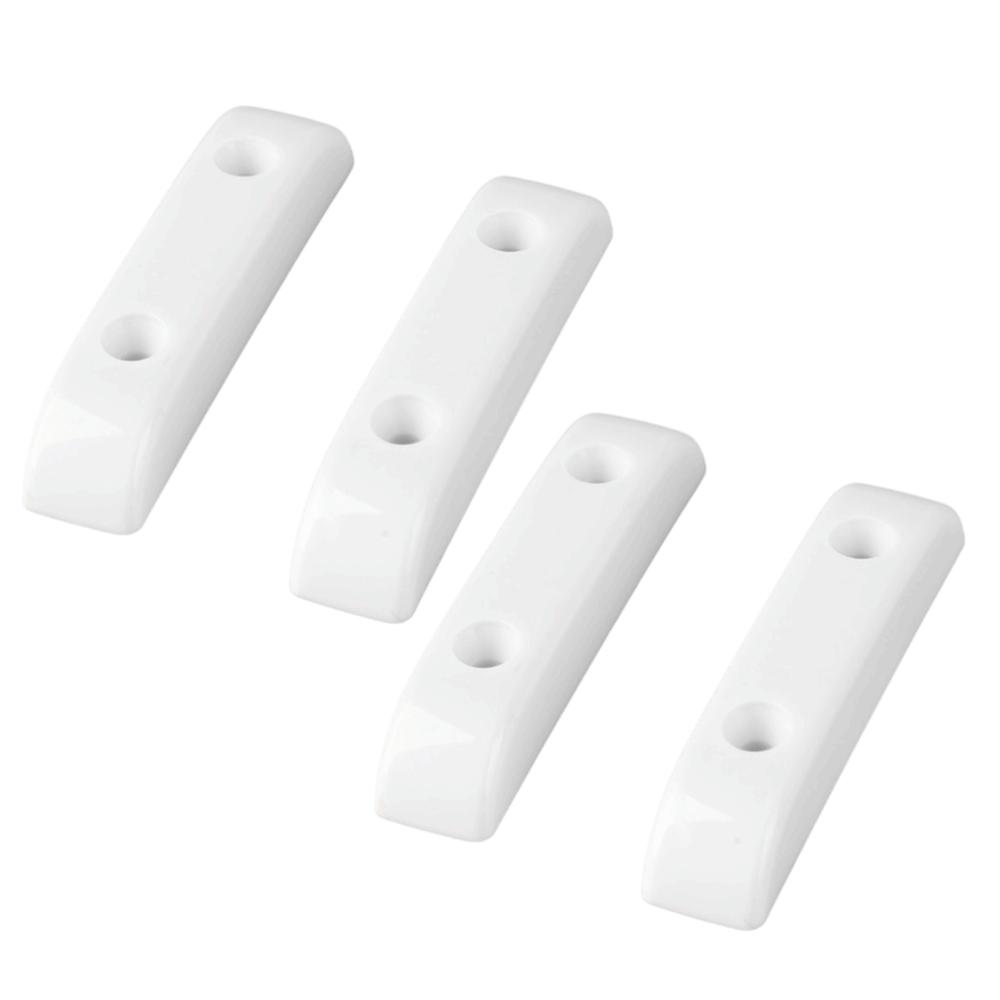 4PCS White Bass Guitar Thumb Rest Plastic Bass Finger Rest Anti Slip Bass Thumb Rest  Guitar