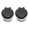2Pcs Dash Power Outlet Retainer Cover 20983936 Chrome Dash Power Outlet Cover for Avalanche Silverado Suburban Tahoe Sierra