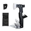 11-in-1 Multitool Axe Hammer,Multifunctional Camping Tactical Axe Outdoor Folding Combination Tool, All-in-One Survival Tool