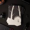 Блокнот-журнал PETAL BLACK A5 для рисования, ведения дневника, дизайна, письма и скетчинга | Путешествие - Оригинальная обложка с рисунком | Мягкий переплет - 144 страницы