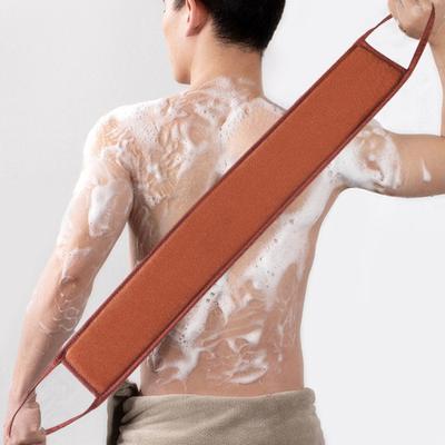 Банное полотенце, гладкая салфетка для пилинга кожи со встроенным шнурком, аппликатор для равномерного нанесения на спину, блестящий аксессуар для ванны