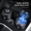 JUNT9 Portable Luminous Car Ashtray Cigarette Ash Holder Auto Interior For KIA K5 RIO EV6 Sorento Ceed Stinger Forte Niro Soul Cerato
