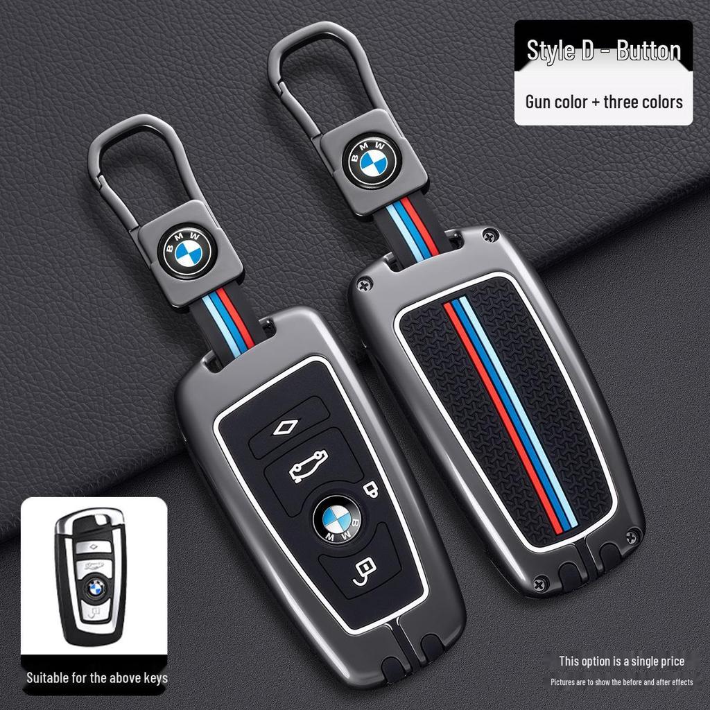 Compatible BMW Key Case for 1, 3, 5, New 7 Series, X1, X2, X3, X5, 530, i3