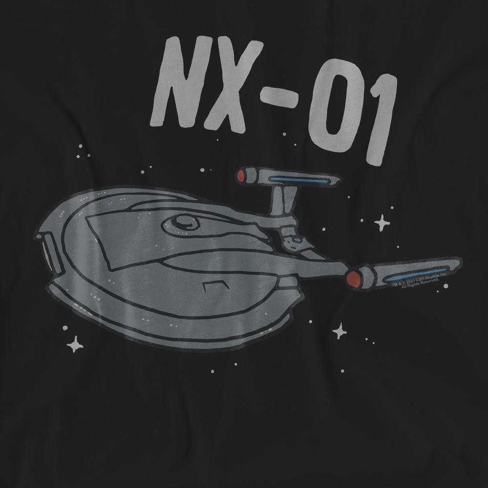 Star Trek Unisex Adult The OG NX Class T-Shirt