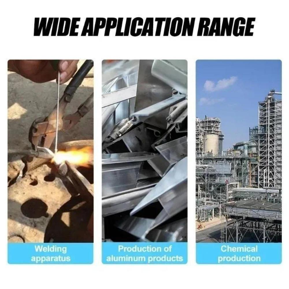 100/10PCS Aluminum Welding Rods Easy Melt Low Temperature Universal Silver Welding Cored Wire Solder Repair Holes Hand Tools