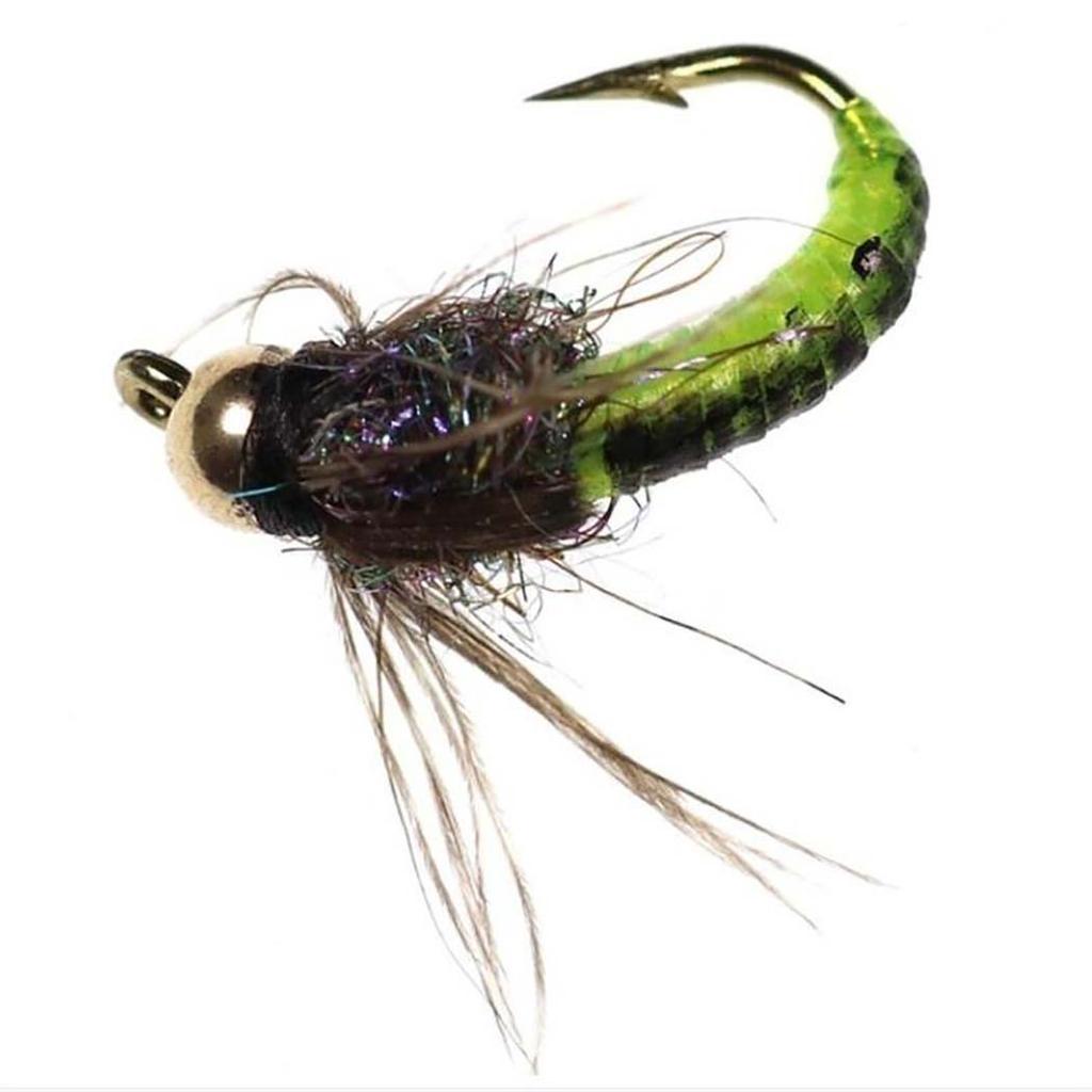 1/3 шт., мушки для рыбалки, латунная голова с бусинами, быстрая сикинговая нимфа, скад, червь, червь, ручейник, куколка, поддельные насекомые, приманки для рыбалки нахлыстом