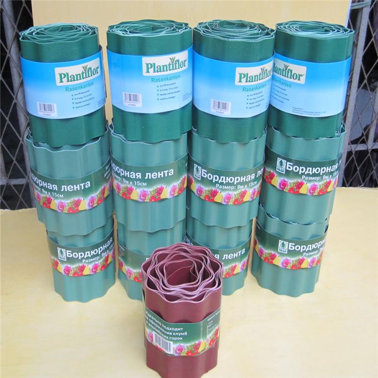 Садовое ограждение и перила из гофрированного пластика.