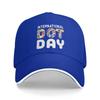 International Dot Day Casual Baseball Cap Summer  Trucker Hat Dropshipping Hiking Fishing Snapback Cap Men Women y2k Caps