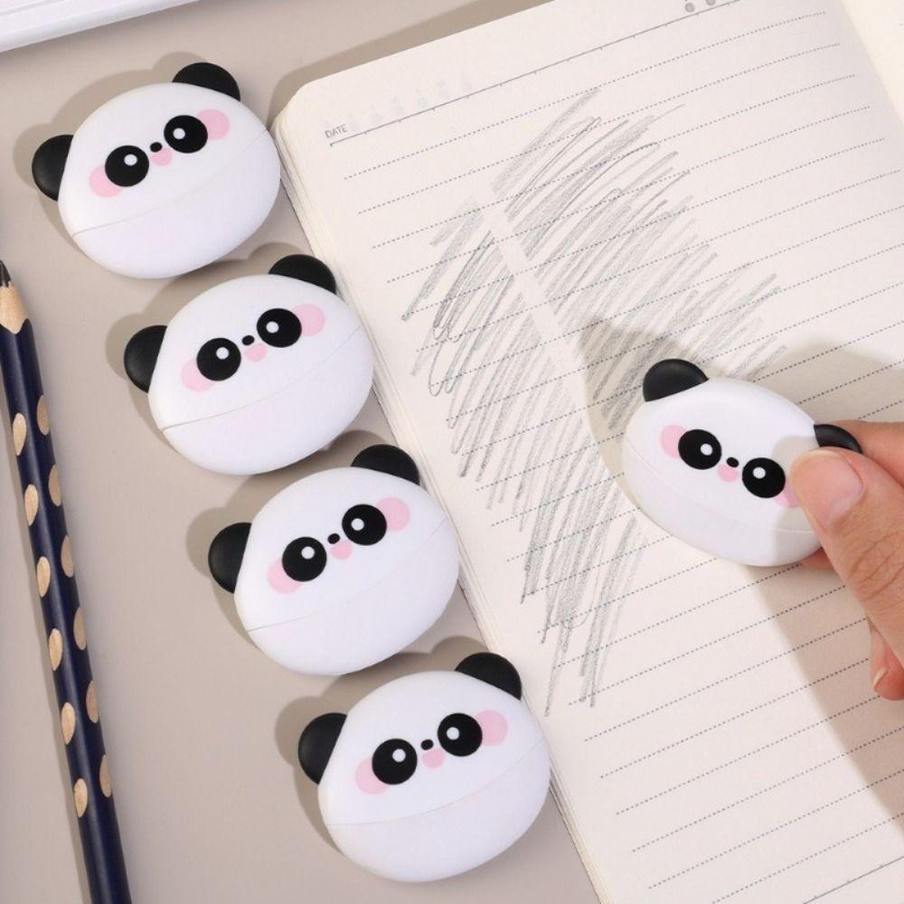 Two-headed Panda Rubber Traceless Writing Correction Tool Kawaii Heat Eraser