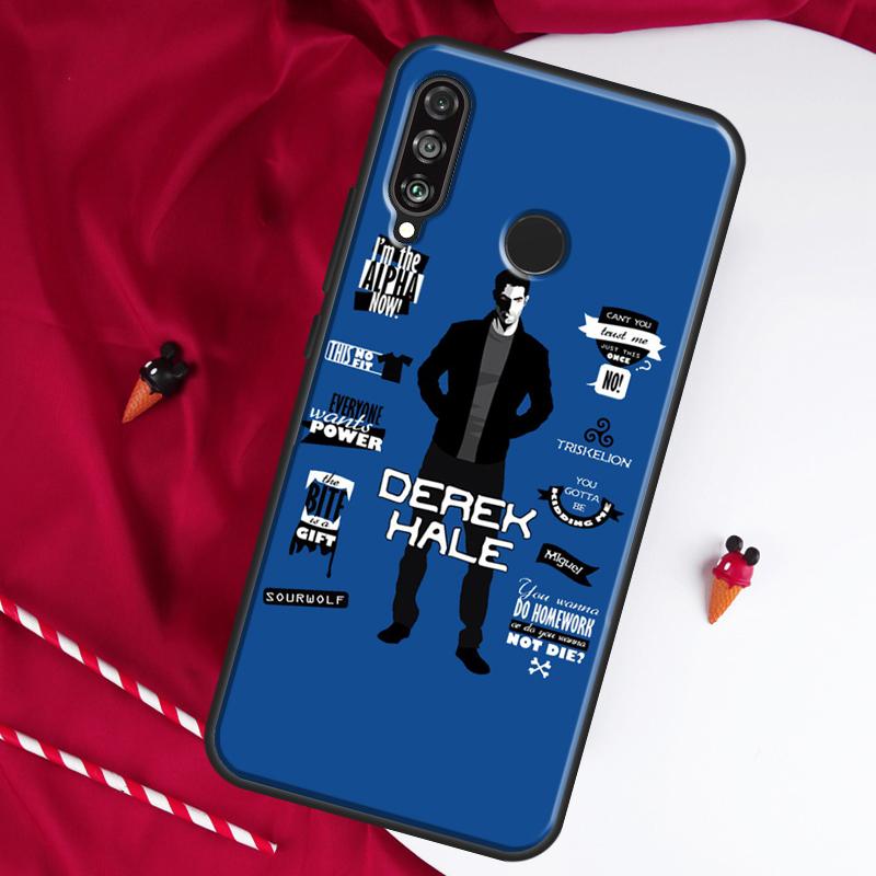 Чехол Teen Wolf Дерек Хейл для Huawei Nova Y61 Y70 Y90 Y60 Y72 Y91 12s 12i 11i 7i 8i 9 10 SE P60 Pro P30 P40 Lite