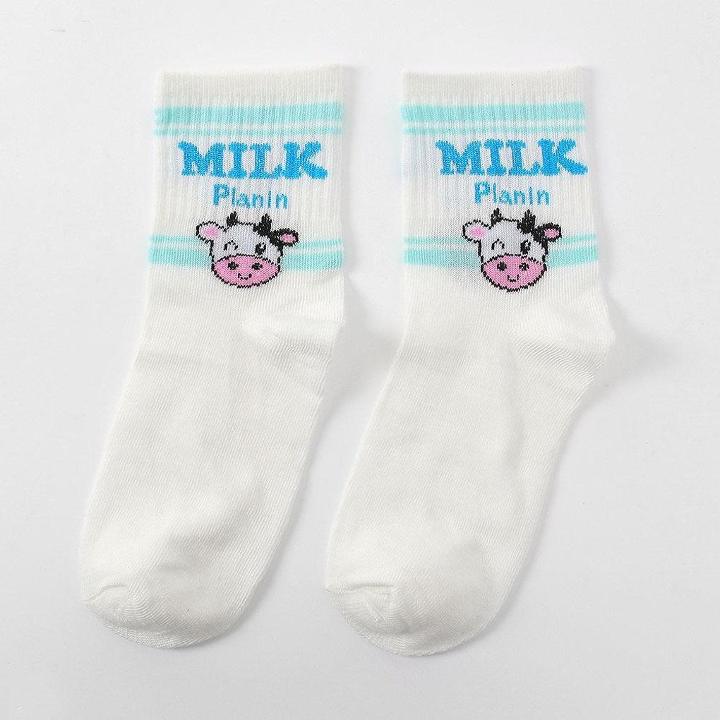 20 пар Женских носков среднего размера Milk Love Модные носки