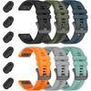 Спортивный ремешок для часов 20 мм, совместимый с Garmin Fenix 8 AMOLED-43 мм/Fenix 7S pro/7S/Fenix 6S Pro/6S/5S Plus/5S, силиконовые ремешки для Epix Pro