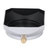 43mm Square Metal Lens Hood Aluminum Alloy ABS Digital Camera Square Lens Hood Shade for 25mm Or Above Focal Length