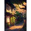 Anime Japanese Street Landscape Poster Prints For Living Room Home Decor Abstract Scenery Canvas Painting Wall Art Aesthetic