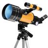 Astronomical Telescope for Children Beginners Steel Telescopic 70mm Large 400mm Focal FMC Optical Astronomical Telescope Ultra High Positive Image