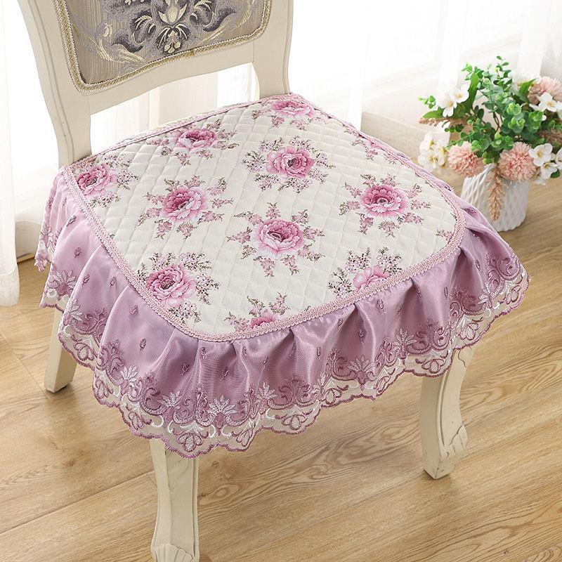 1 шт. Нескользящая подушка на стул для дома и офиса - моющаяся, тканевая подушка на сиденье в современном стиле для обеденных и кухонных стульев