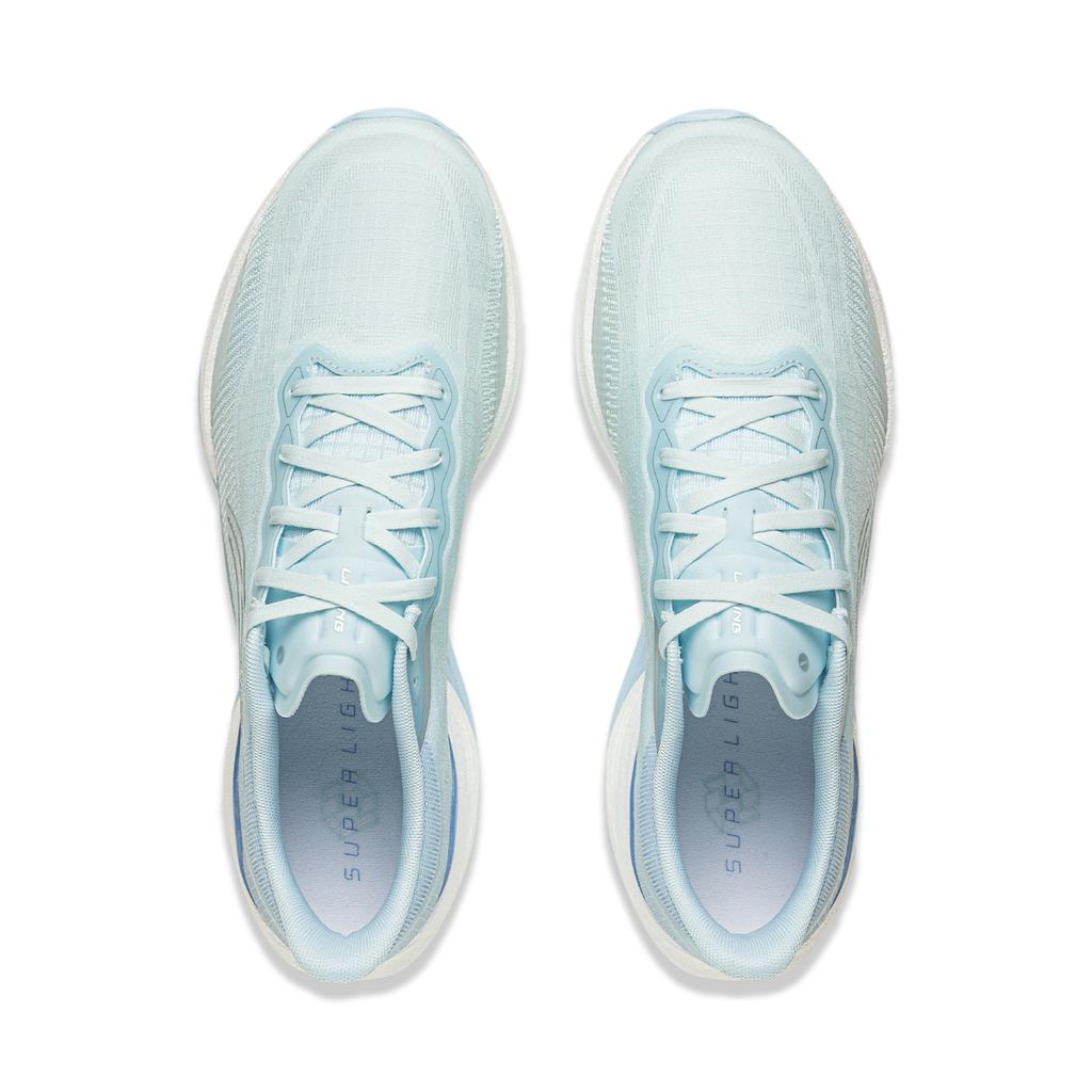 Li Ning Ultra Light 22 Racing Легкие Амортизирующие Кроссовки для Бега Мужские Кроссовки Светло-Голубые ARBV001-23