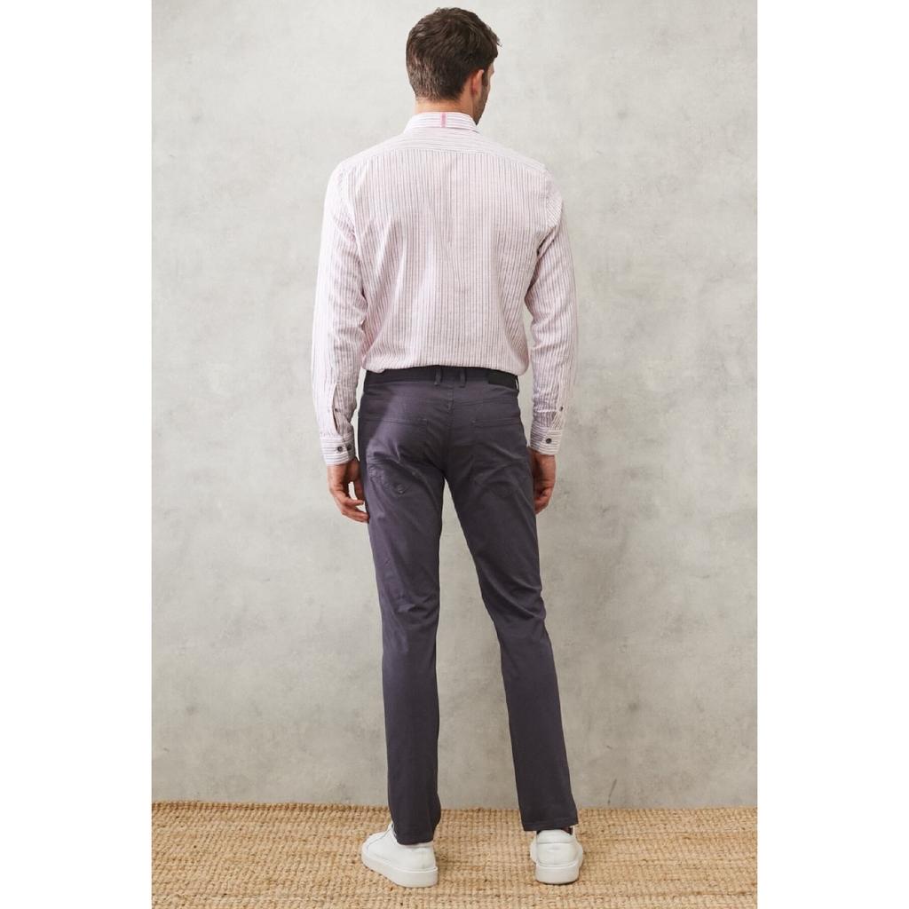 Мужские брюки-чинос светло-коричневого цвета Slim Fit с 5 карманами