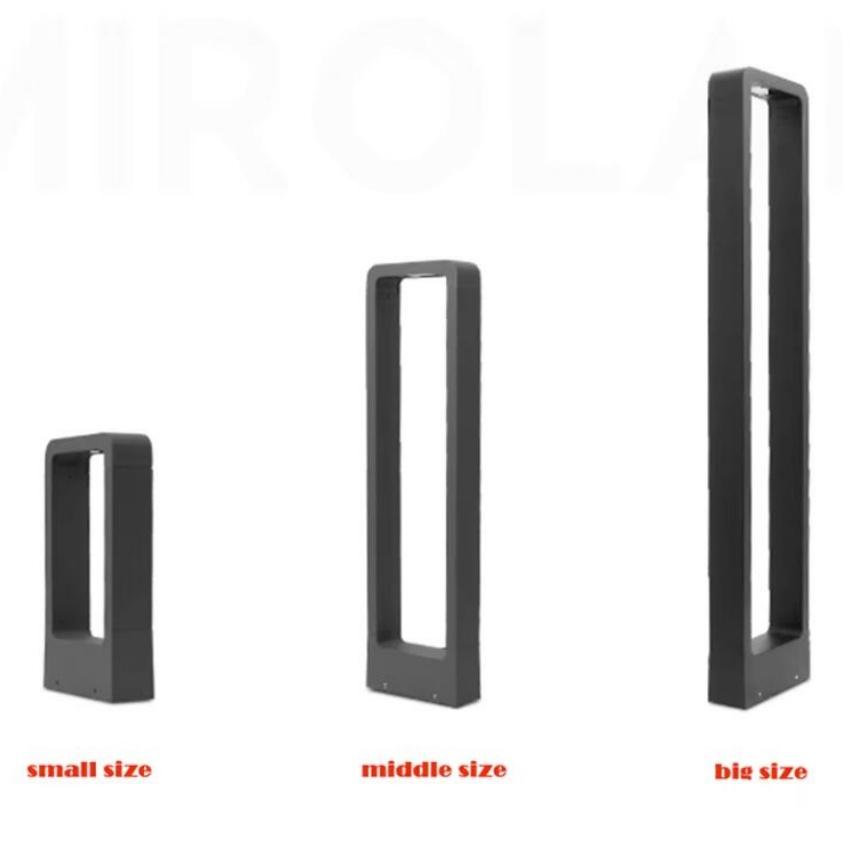 Светодиодные садовые светильники, газонная лампа IP65, водонепроницаемая, современная, алюминиевая, столбчатая, для наружного использования, для двора, виллы, ландшафта, газона, лампы-столбики