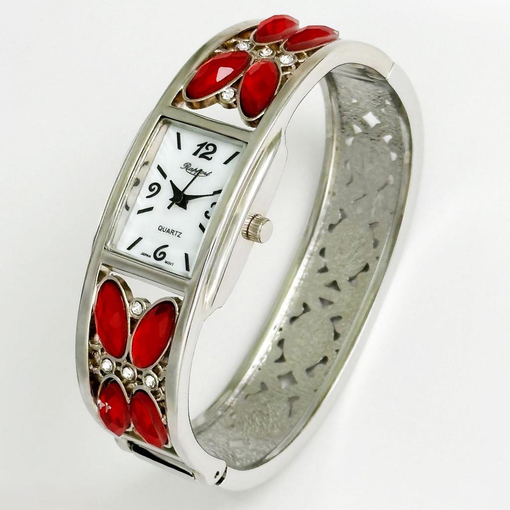 [Raport] Watch Bijou Bangle Watch Rapport Watch 164073 Women's Red