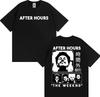 The Weeknd After Hours Til Dawn Графическая футболка Унисекс Женская Мода Хип-Хоп Уличная Одежда Футболка Повседневная 100% Хлопок Оверсайз Футболка