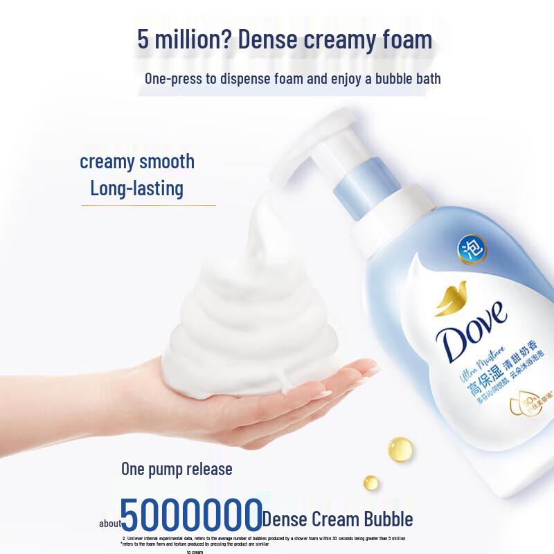 Набор пенки для душа Dove