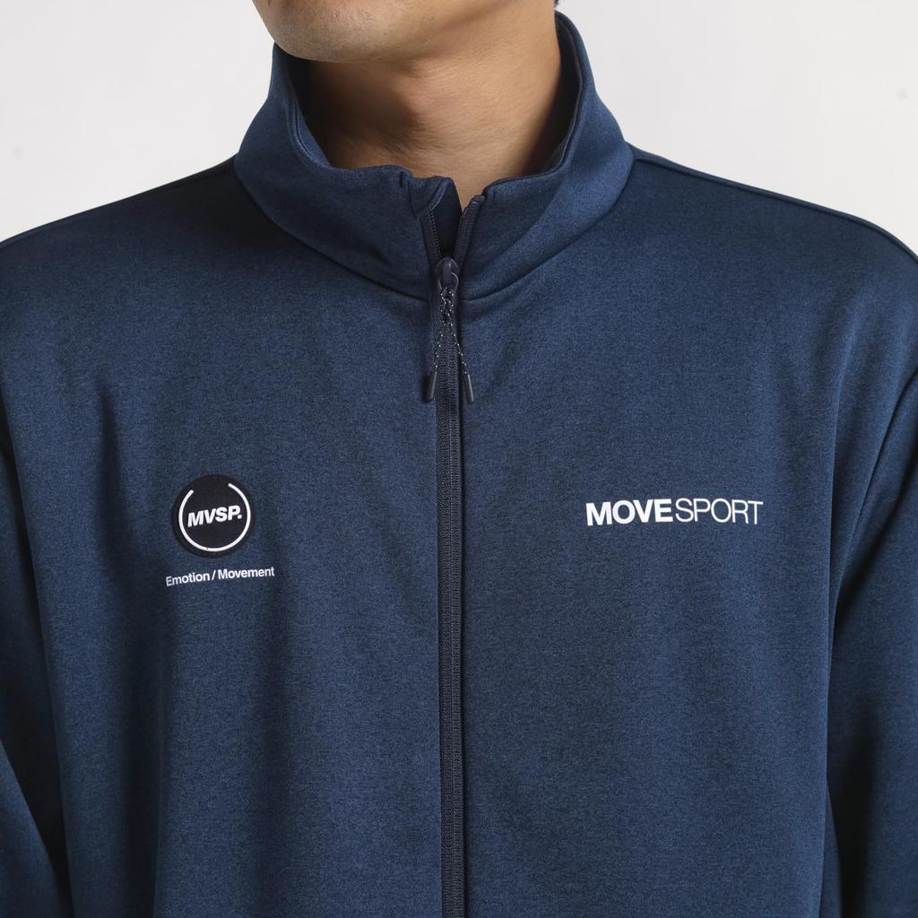 Толстовка Descente Soft Warm Stand Jacket Стрейч Термо Тренировочная Беговая Темно-синий S [Move Sports]