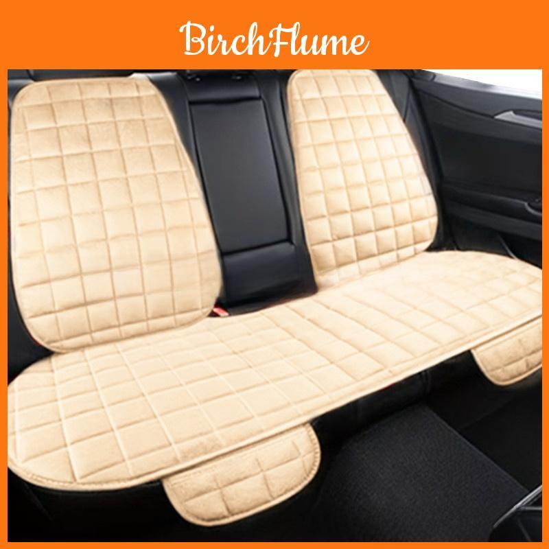3 Sets Car Seat Covers, Include 1 Pair Rear Seat Cushions & 2 Rear Seat Covers, Universal Fit 90% Cars Suvs