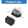 4-12 Way Fuses Block Box Holder with Standard Circuit 12V-32V for Automotive Truck Boat Marine