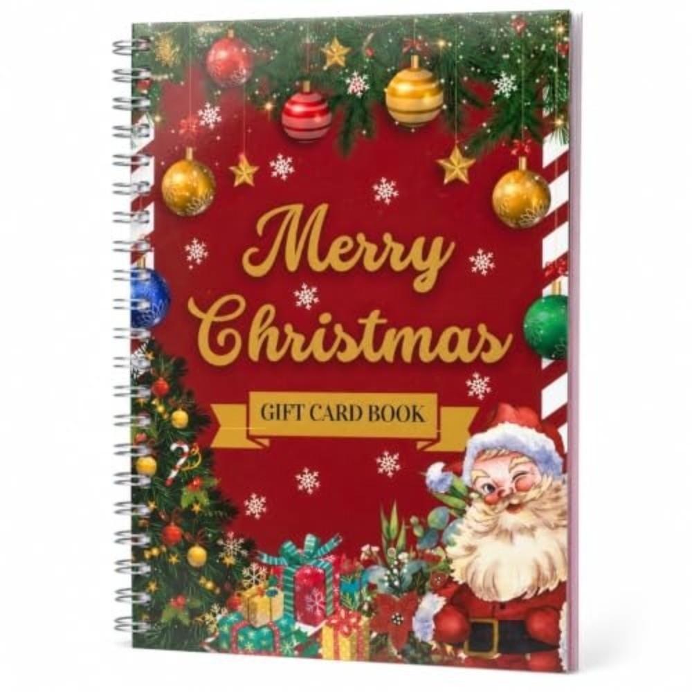 Lightweight Christmas Gift Card Book Multiple Cards Organizer College Student Holiday Gift