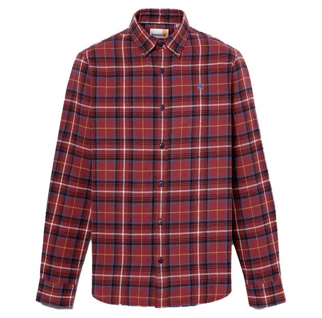 Timberland Midweight Flannel Check Long Sleeve Shirt