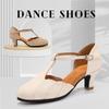 Женская взрослая обувь для танго стандарт, мягкая подошва, кожаная латинская обувь, современная обувь для бальных танцев сальсы