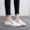 2025 Spring/Summer Women's Breathable Flat Old Beijing Cloth Shoes - Versatile Soft Sole White Shoes