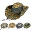 Outdoor Breathable Mesh Camouflage Bucket Hat Sun Protection Fishing Hiking Cap