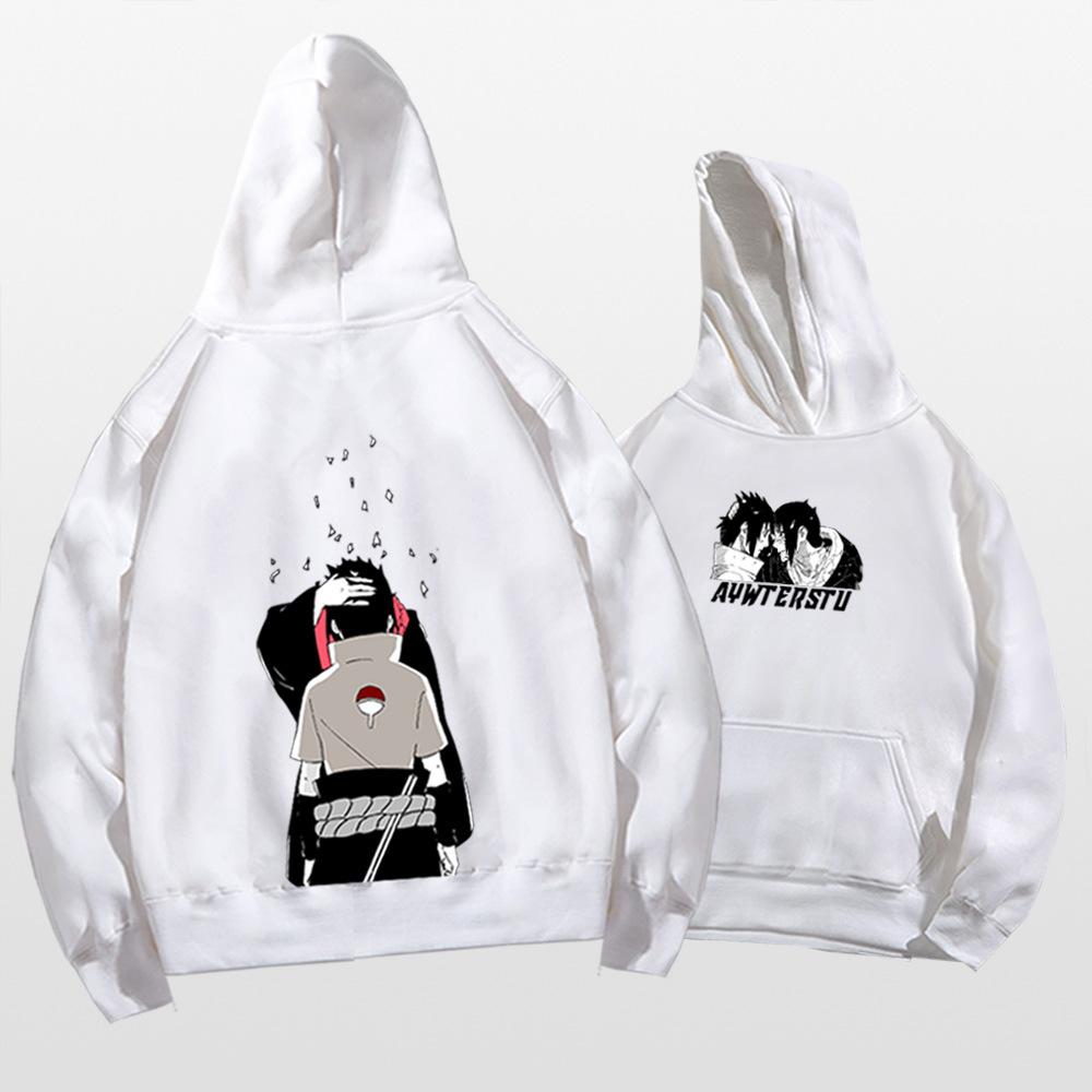 Naruto hooded sweater men and women spring and autumn teenagers student trendy brand Japanese animation loose shoulder jacket