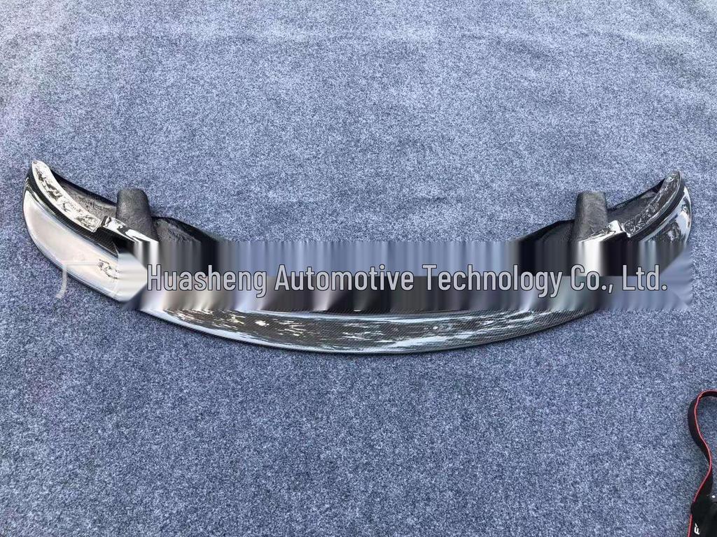 Compatible with 06 BMW 3 Series E92/E93 GT4 Style Carbon Fiber Front Lip Spoiler