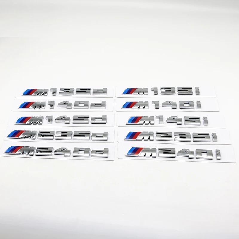JKGN2 3D ABS Car Trunk Letters Logo Badge Emblem Decal Sticker for BMW M140 M145 M235 M240 M340 M530 M550 M760LI M135 E39 E60 E61 F48