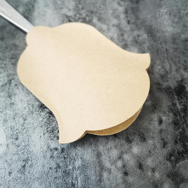 Food-Grade Kraft Paper Chopstick Sleeves - Disposable, Plain, Restaurant Use